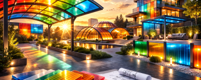 Використання кольорового полікарбонату для створення унікальних дизайнів